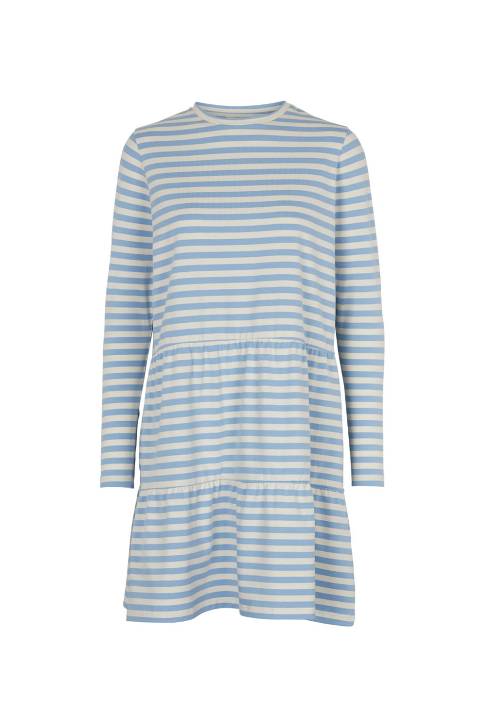 Basic Elba Short Dress - Blue / Off White - Kjoler / nederdele Baronessen