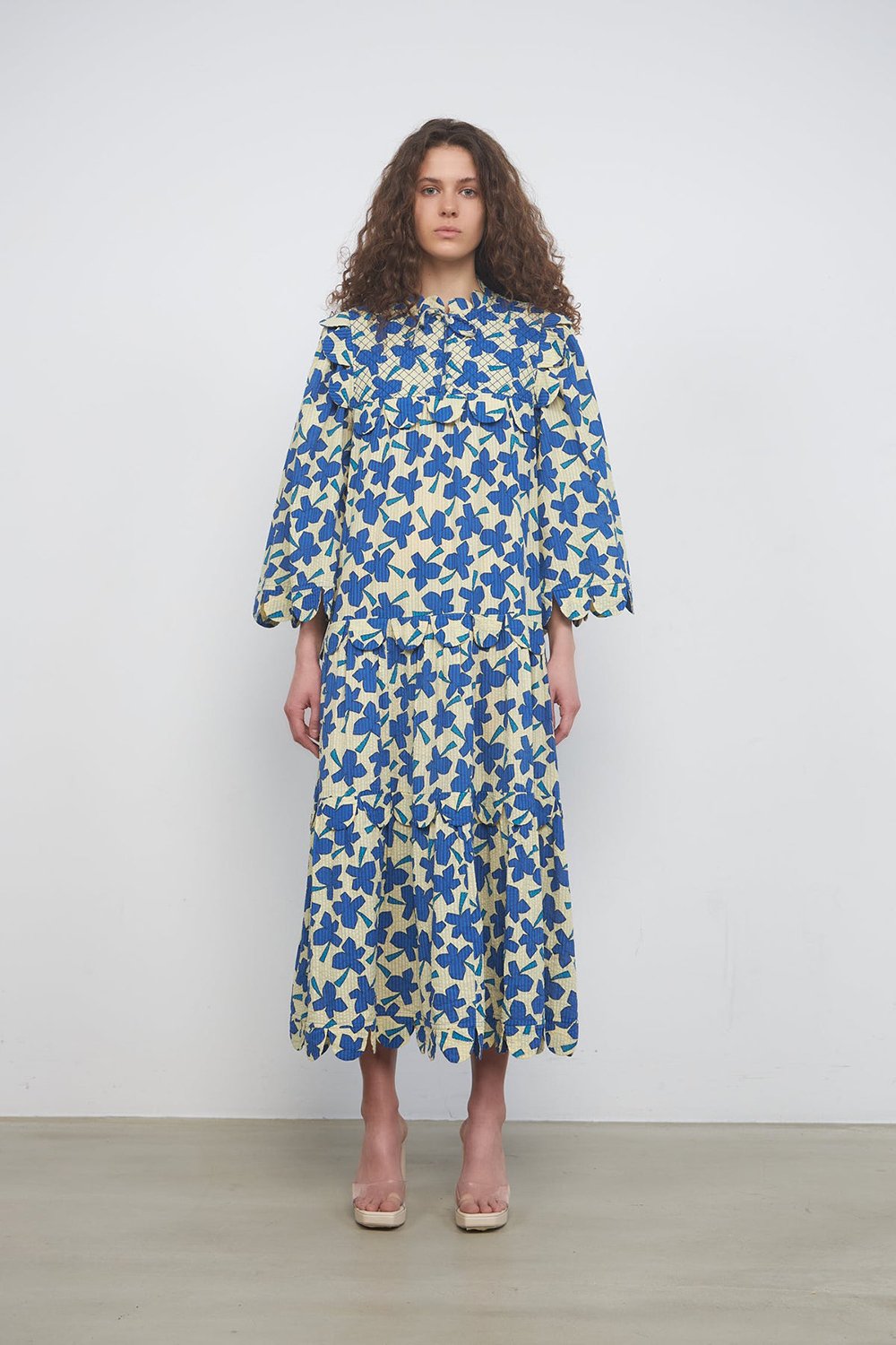 Nova Loan Mae Dress Bright Blue / - Kjoler / nederdele - Baronessen